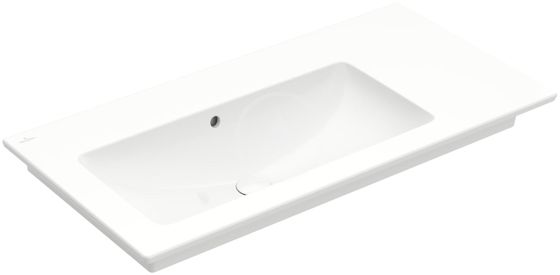 Villeroy & Boch Venticello - Umývadlo nábytkové 100x50 cm, s prepadom, bez otvoru na batériu, alpská biela