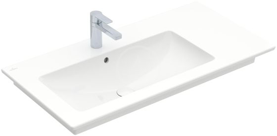 Villeroy & Boch Venticello - Umývadlo nábytkové 100x50 cm, s prepadom, otvor na batériu, alpská biela