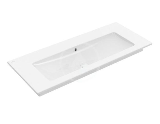 Villeroy & Boch Venticello - Umývadlo nábytkové 80x50 cm, s prepadom, bez otvoru na batériu, CeramicPlus, alpská biela