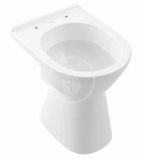 Villeroy & Boch ViCare - Stojace WC, zadný odpad, Rimless, CeramicPlus, alpská biela